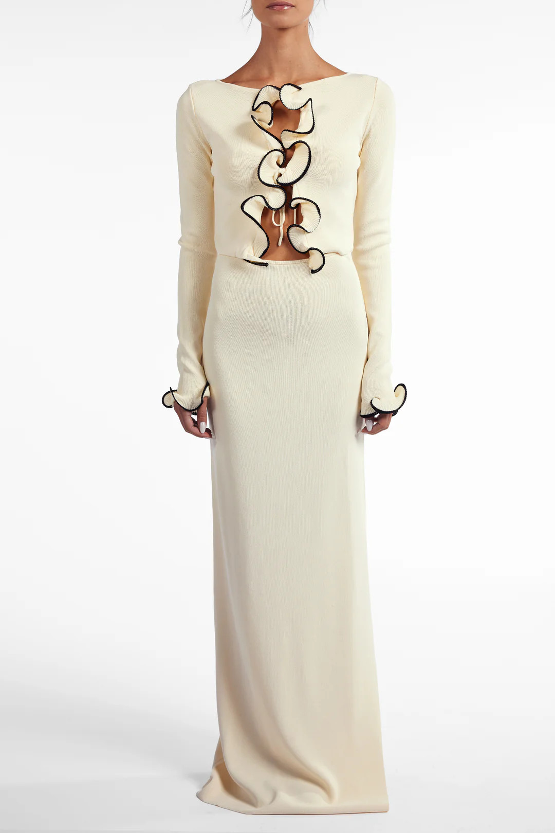 Maxi Skirt (Cream) | SAME