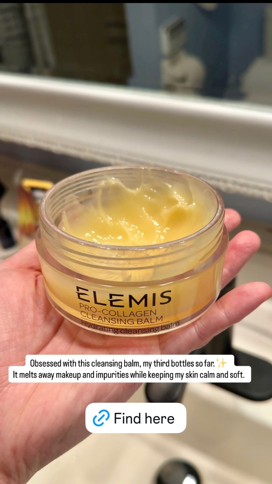 Obsessed with this cleansing balm, my third bottles so far.✨ 
It melts away makeup and impurities while keeping my skin calm and soft.  @elemis

Big discount on their official website: 

25% OFF sitewide with code : FALL25 (*exclusions apply)
FREE 5-piece gift ($110 value) with $135+ purchase.






#LTKFallSale 

#LTKFindsUnder100 #LTKdayinmylife #LTKBeauty
