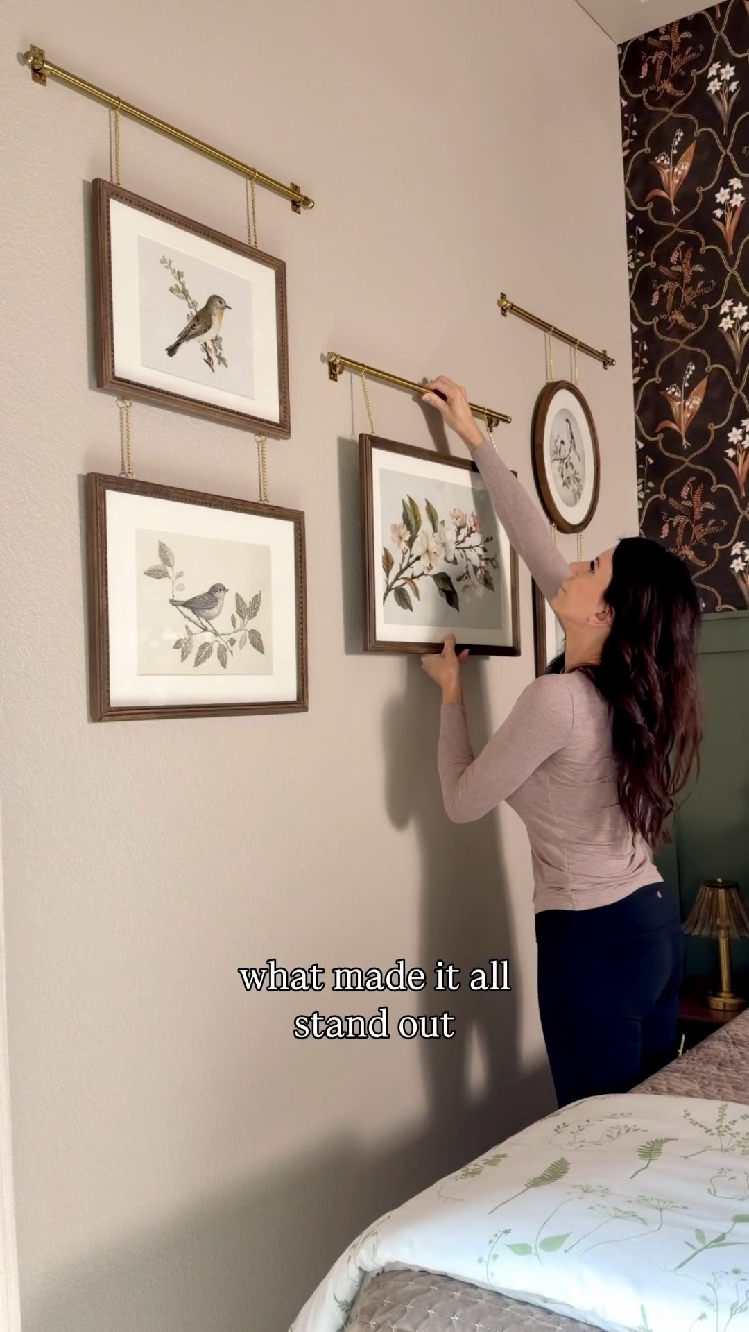 Create instant impact to a blank wall with a gallery wall. Using these brass rail hanging wood frames, I added vintage bird prints to turn this empty wall in a beautiful gallery wall art display!

I ordered my prints online using mpix: Giclee print on fine art photographic paper  

#LTKHome #LTKSaleAlert