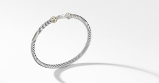 Cable Classic Buckle Bracelet with Gold | David Yurman