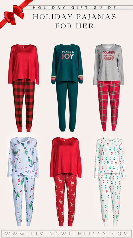 Long sleeve top, jogger pajama, pyjama set, #Ad , pj set, holiday pjs, holiday pyjamas, holiday pajamas, Christmas pjs, Christmas pyjamas, Christmas pj set, plaid pyjamas, French terrycloth holiday pajama gift set, pyjama gift set, 2-piece pyjama set, joyspun pajamas, holiday sleepwear, Christmas sleepwear 
@walmartfashion #WalmartFashion

#LTKhome #LTKSeasonal #LTKHoliday