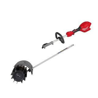 M18 FUEL 18V Brushless Cordless Battery Powered QUIK-LOK Power Head with Rubber Broom Attachment | The Home Depot