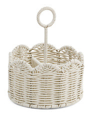 Scalloped Top Round Caddy | Marshalls