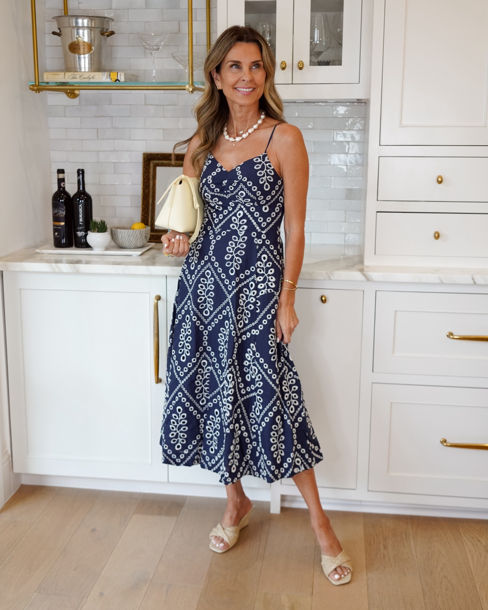 This beautiful navy eyelet dress I found stocked! It’s very supportive and would be cute with boots for a county concert! Sz XS
Linked alternates I love too! 

#LTKOver40 #LTKootd #LTKTravel