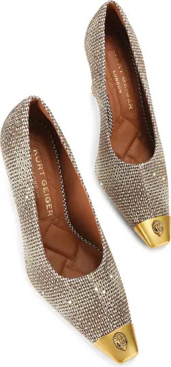 Kurt Geiger London Regent Court Cap Toe Pump (Women) | Nordstrom | Nordstrom