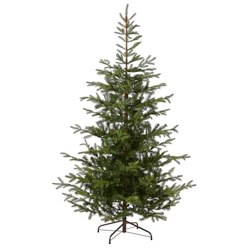 National Tree Company 7.5 ft Unlit Norwegian Spruce Artificial Christmas Tree, 1,325 Tips, Includes Stand, Green | Amazon (US)