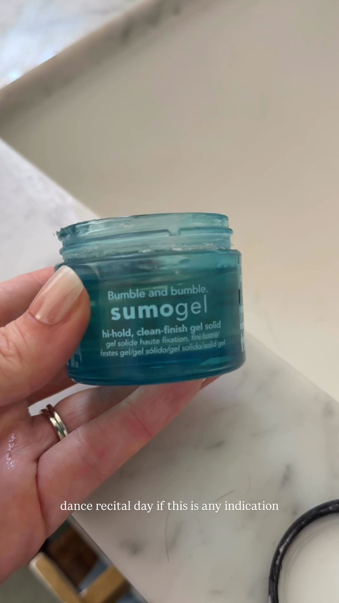 Sumo gel for recital day