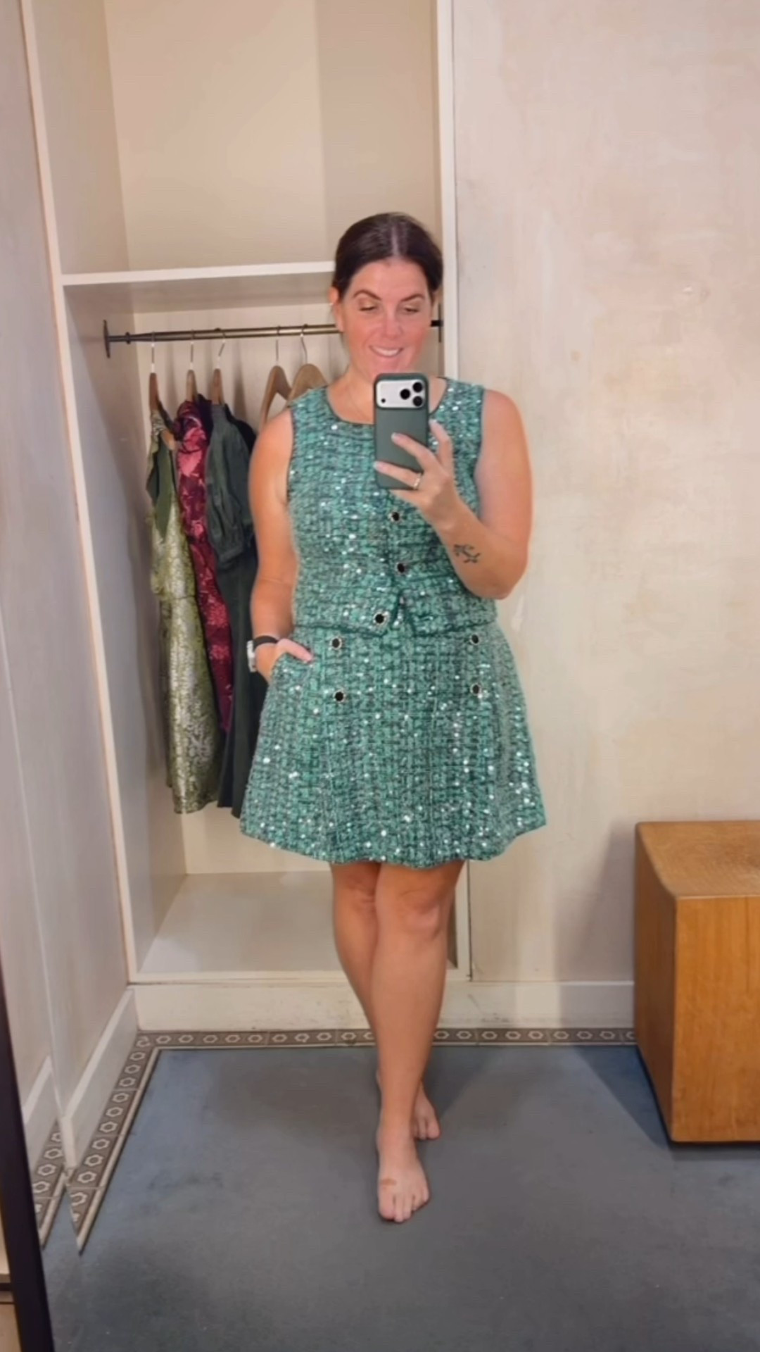 Top original price: $108.00
Top sale price: $79.95

Skirt original price: $148.00
Skirt sale price: $99.95

My favorite set of the year! It’s a little Chanel, with a touch of sparkle! ✨ both pieces run TTS and you ca get an additional 50% off the sale price! 

#LTKFindsUnder100 #LTKMidsize #LTKSaleAlert