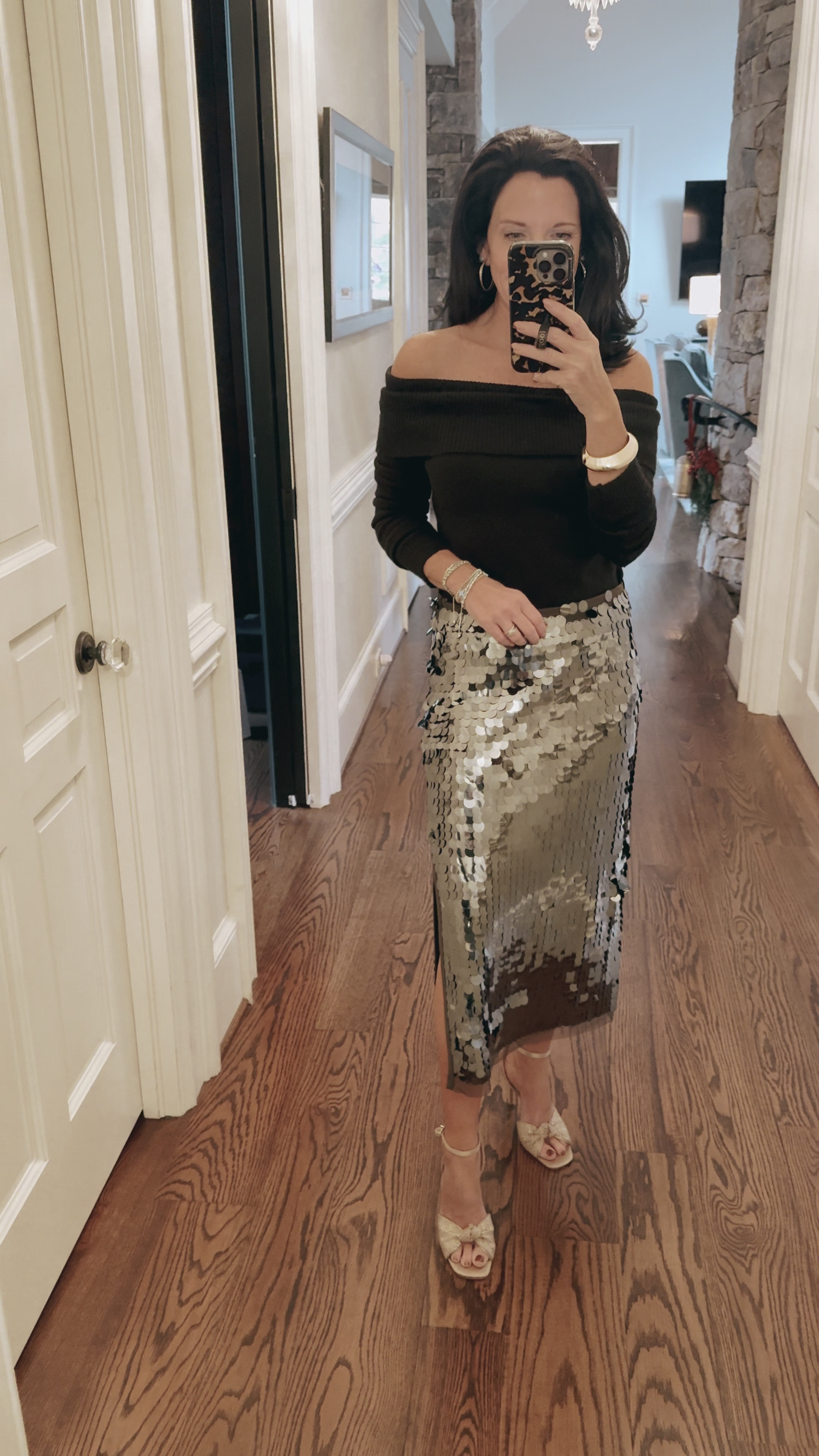 Perfect midi skirt to dabble in the sequin trend • and at an affordable price! Wearing small but could have done XS 

#LTKParties #LTKSeasonal #LTKHoliday