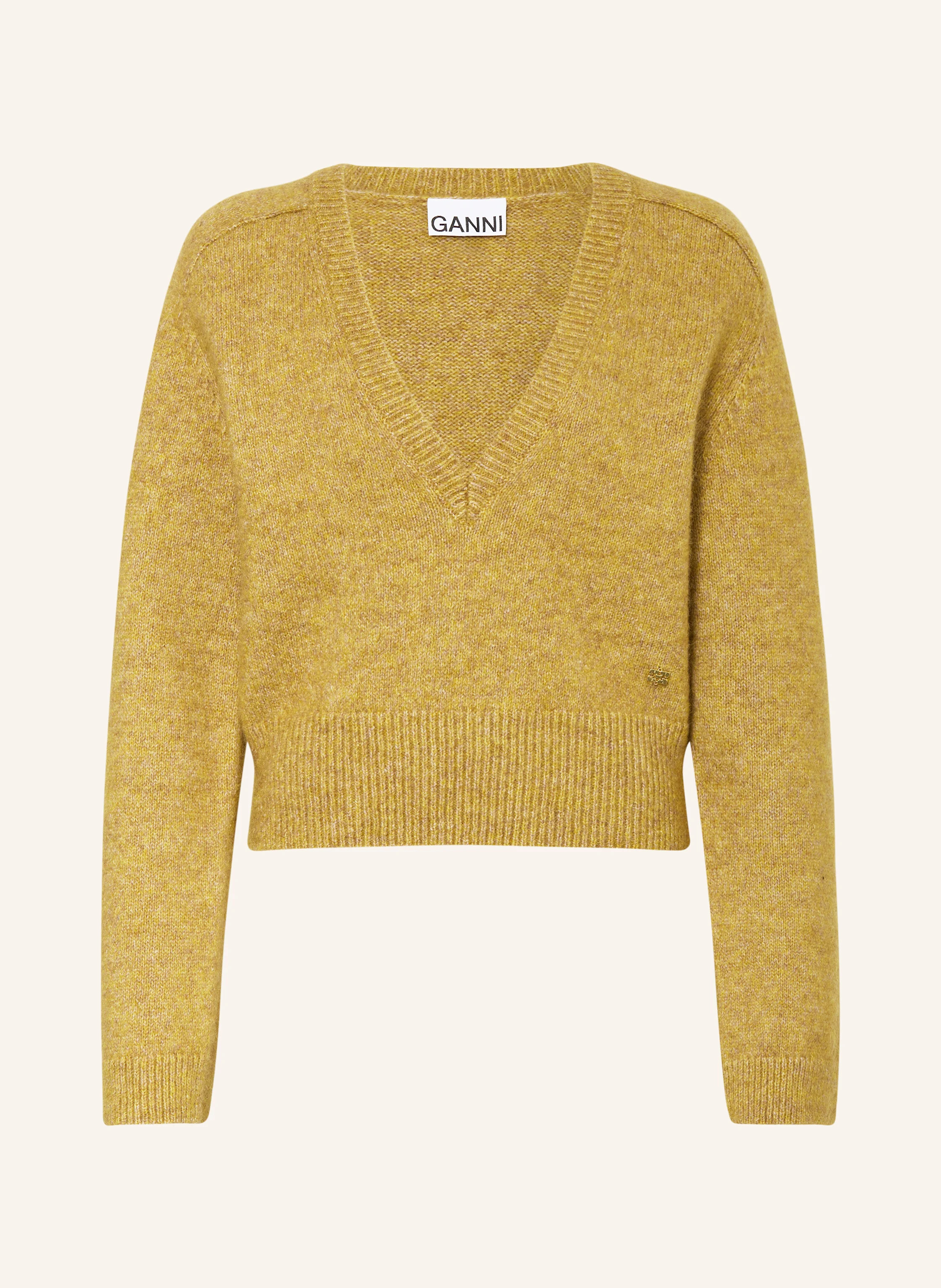 GANNI Pullover in dunkelgelb/ gelb/ braun | Breuninger (DACH)