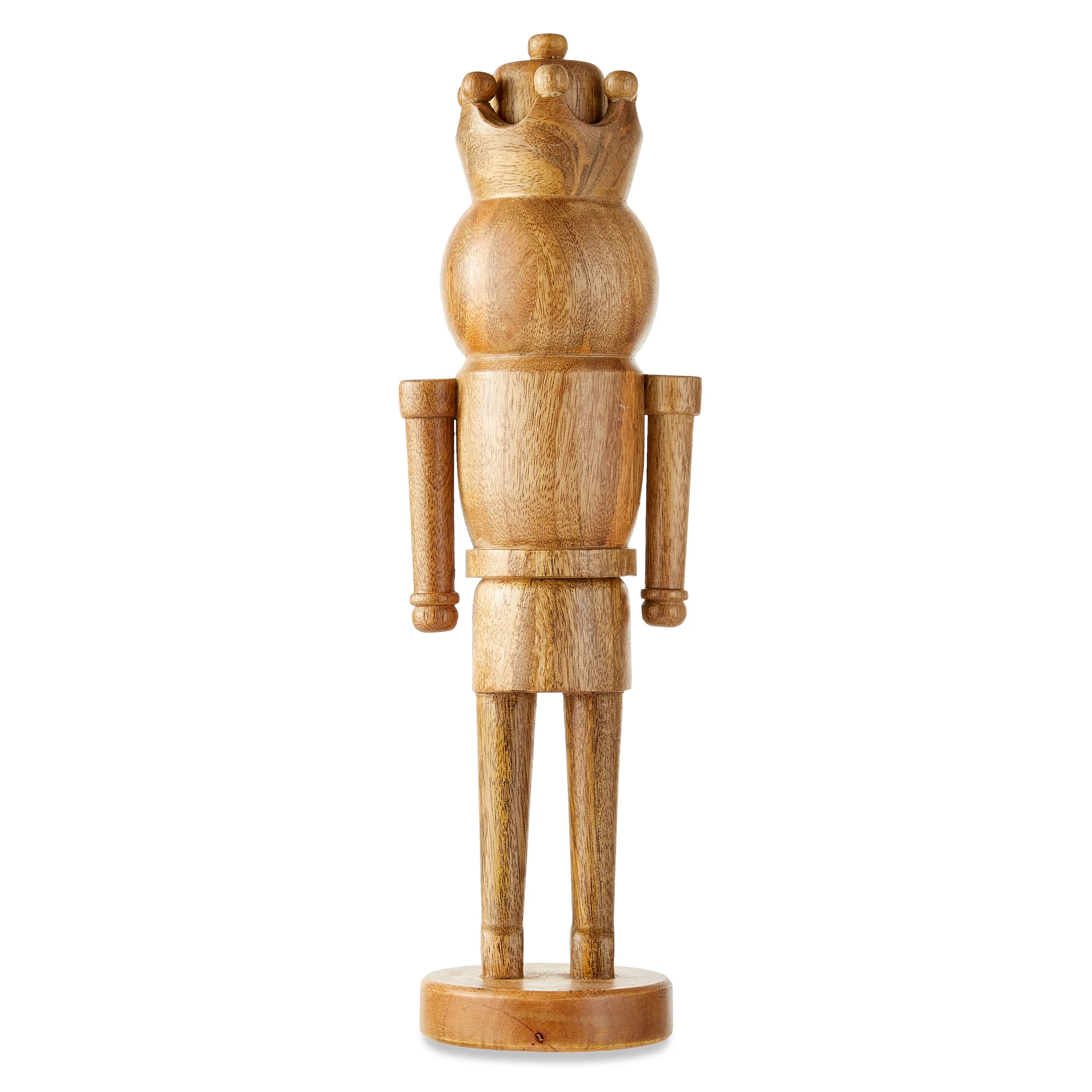 Natural Wood Nutcracker Decoration, 16 in, by Holiday Time | Walmart (US)