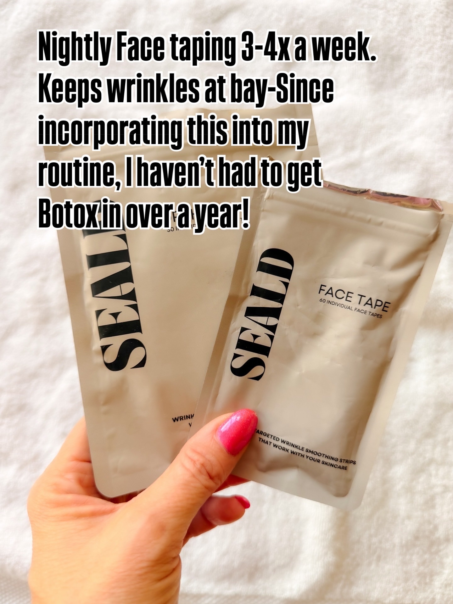 I haven’t gotten Botox in over a year!! This face taping really works! 🫶🏼

#LTKootd #LTKgrwm #LTKOver40
