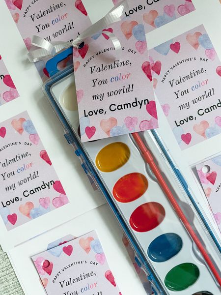 A sweet little Valentine gift for Camdyns classmates ! 

Created the tag on canva ! DM me for the link @bri.bold on Instagram 

#LTKGiftGuide #LTKkids #LTKhome
