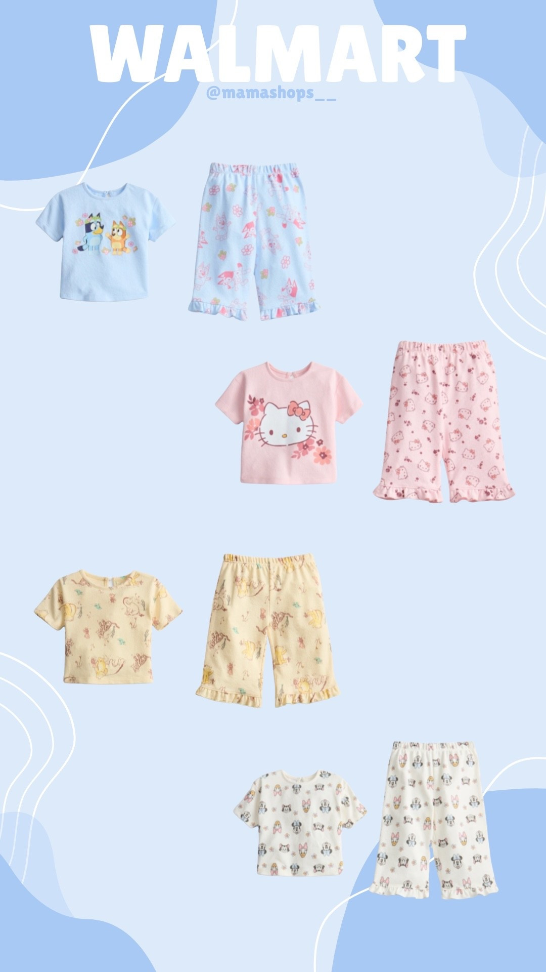 Adorable pajama 2pc sets for baby girls, there all so precious 🥰👶🏻

Linking them here, find them at Walmart✨🛍️

#LTKSeasonal #LTKmomlife #LTKBaby