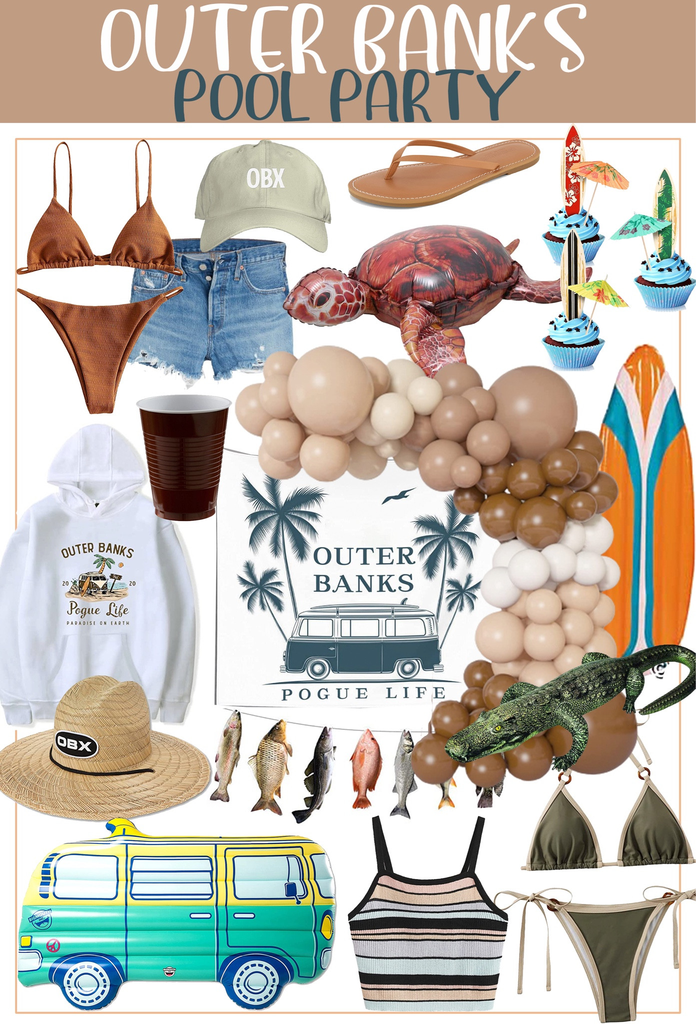 Outer Banks Pool Party Ideas 

#LTKswim #LTKfamily #LTKSeasonal