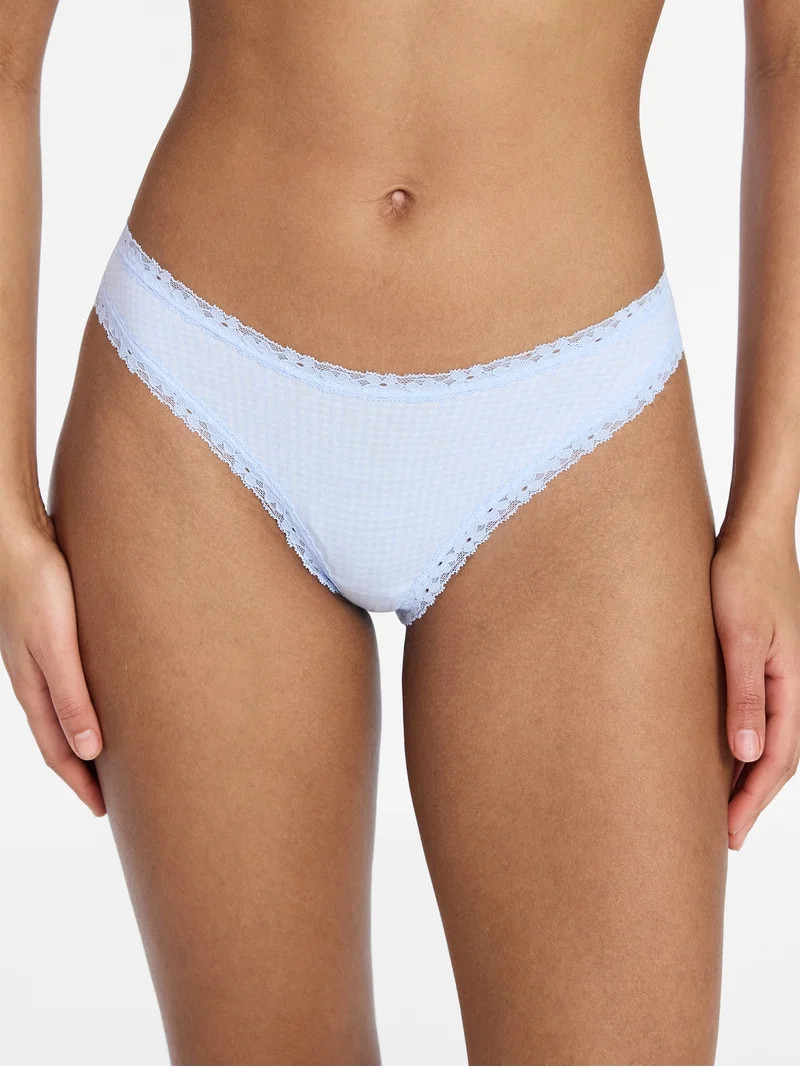 No Boundaries Cotton Lace Hi Cut Bikini Women's and Women's Plus, Sizes XS-XXXL | Walmart (US)