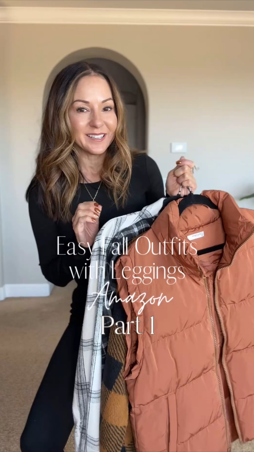 Amazon Easy fall outfits with leggings, Part 1. 
Wearing the smaller size available in everything. For reference I’m 5’1” 109 LBS.

This fall, stay warm and stylish with my go-to layers! Perfect for any outdoor activity! Layering up with my favorite fall jackets and booties. Check them out on Amazon! Easy fall outfits all in the smallest size - leggings, vests, flannels, sherpa,

#LTKOver40 #LTKPetite #LTKFindsUnder50