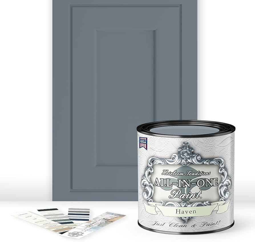 ALL-IN-ONE Paint by Heirloom Traditions, Haven (Heather Blue), Quart - Durable cabinet and furnit... | Amazon (US)