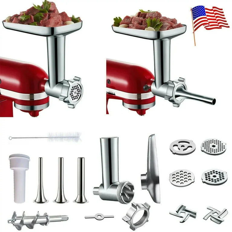 Metal Food Meat Grinder Attachment for KitchenAid Stand Mixers | Walmart (US)
