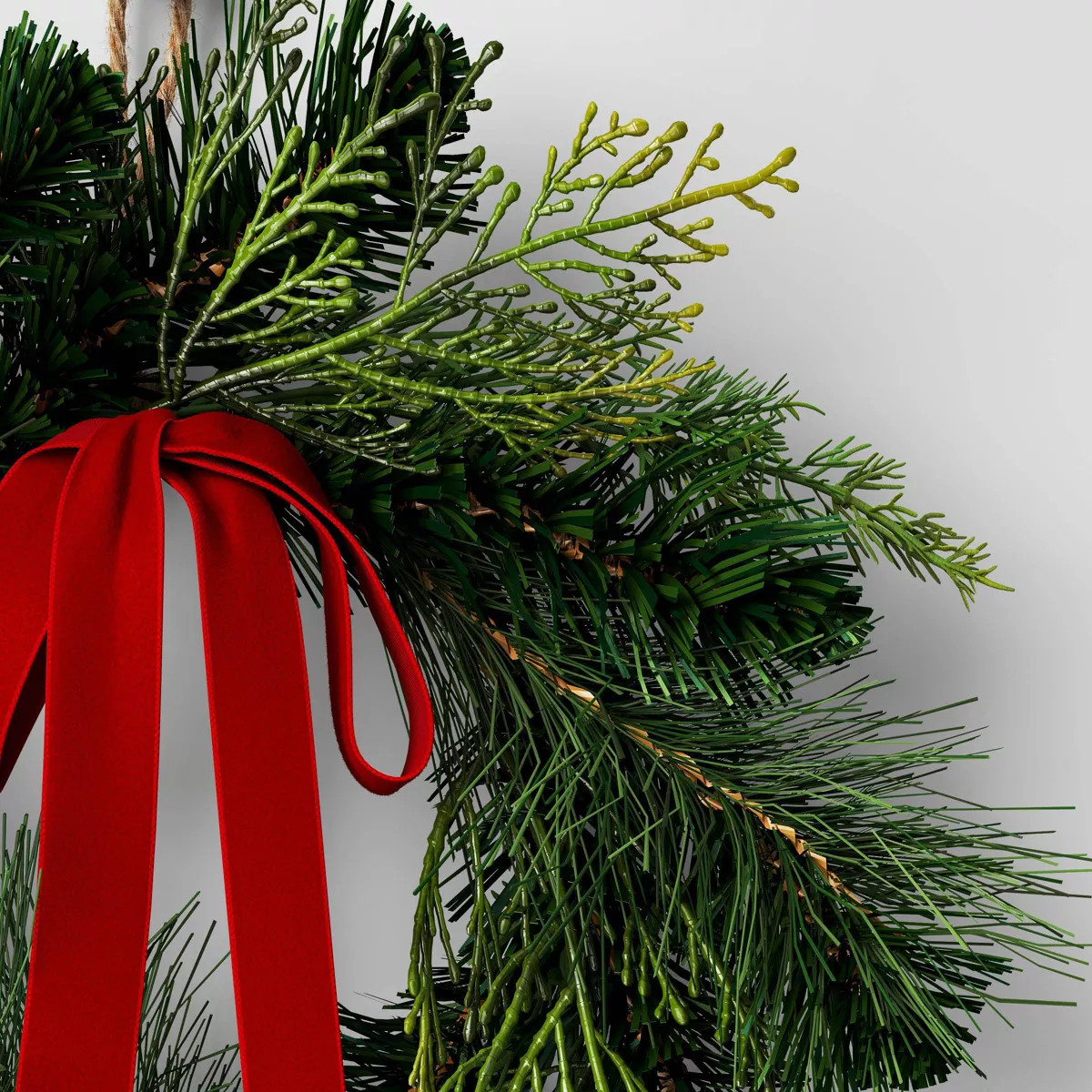 2pk Christmas Mini Wreath Red Bow - Wondershop™ | Target