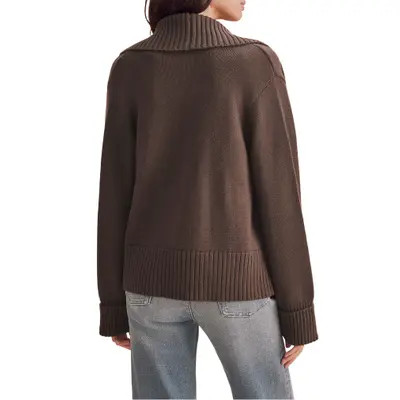 Splendid Aria Open Cardigan in Java Brown at Nordstrom, Size X-Small | Nordstrom