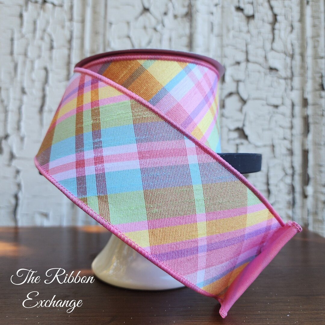 2.5 Inch Ribbon, Wired Ribbon, Easter Wired Ribbon, Spring Ribbon - Etsy | Etsy (US)