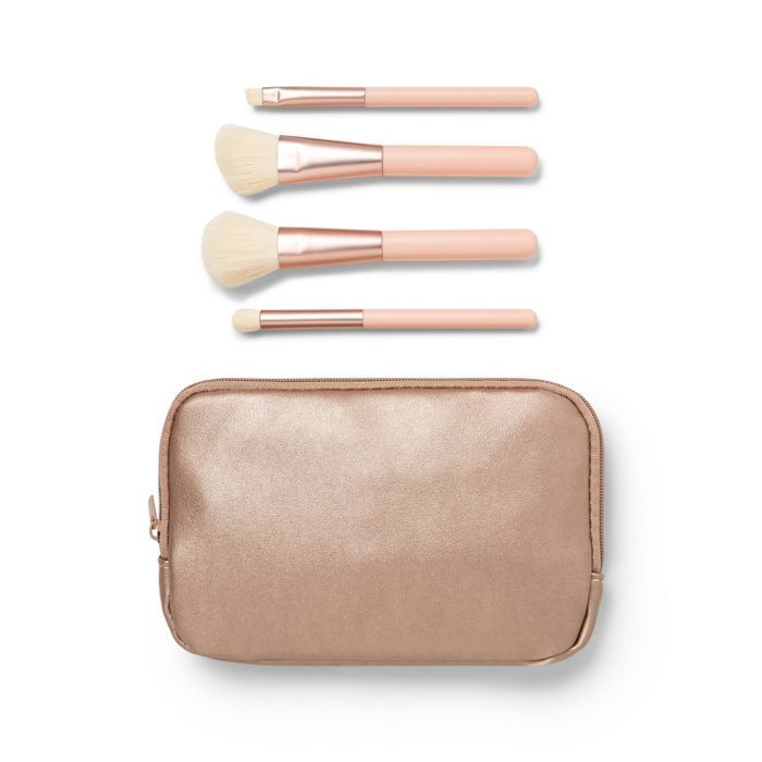 Makeup Brush and Bag Gift Set - 5pc | Target