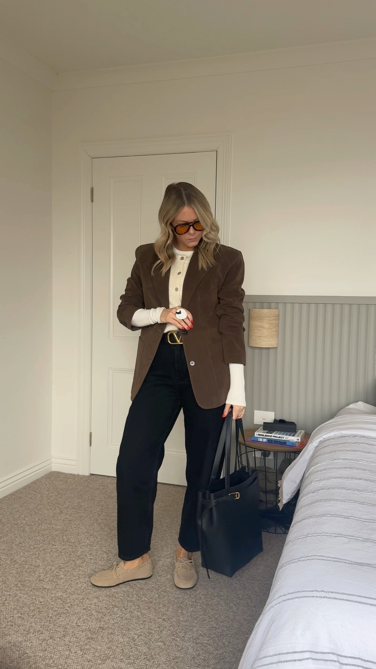 Barrel leg jeans and loafers in winter 🖤

#LTKaustralia #LTKstyletip #LTKworkwear