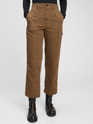 High Rise Carpenter Straight Leg Pants | Gap (US)