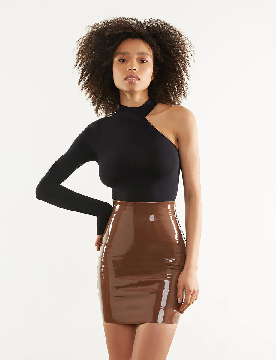 Sale: Faux Patent Leather Mini Skirt | Commando®