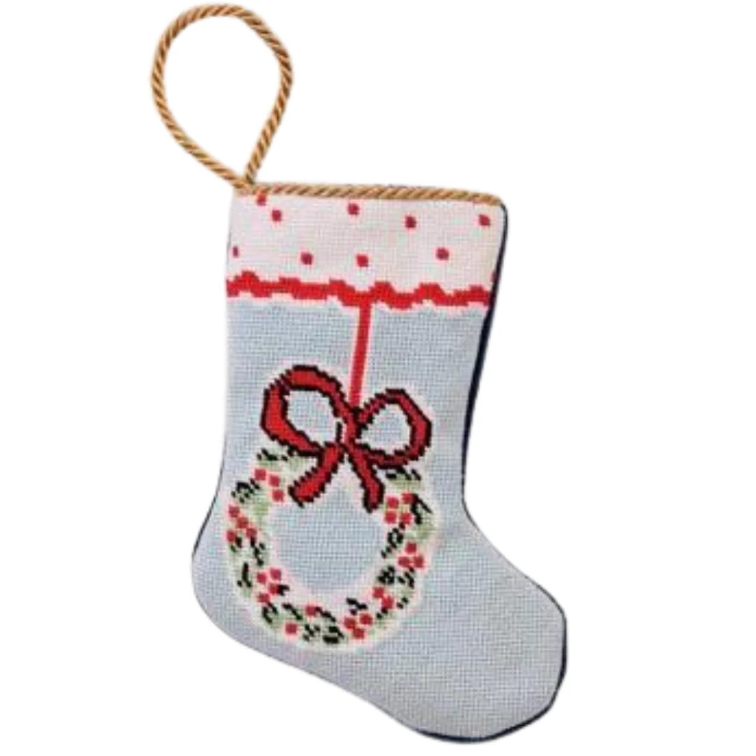 Holiday Cheer Wreath by Susan Brown Bauble Stocking | JoJo Mommy