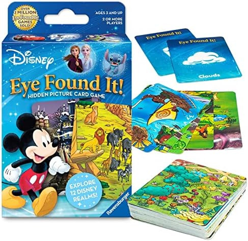 Ravensburger World of Disney Eye Found It Card Game for Boys & Girls Ages 3 and Up - A Fun Family... | Amazon (US)