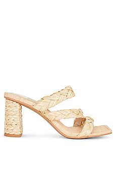 Dolce Vita Pang Sandal in Light Natural Raffia from Revolve.com | Revolve Clothing (Global)