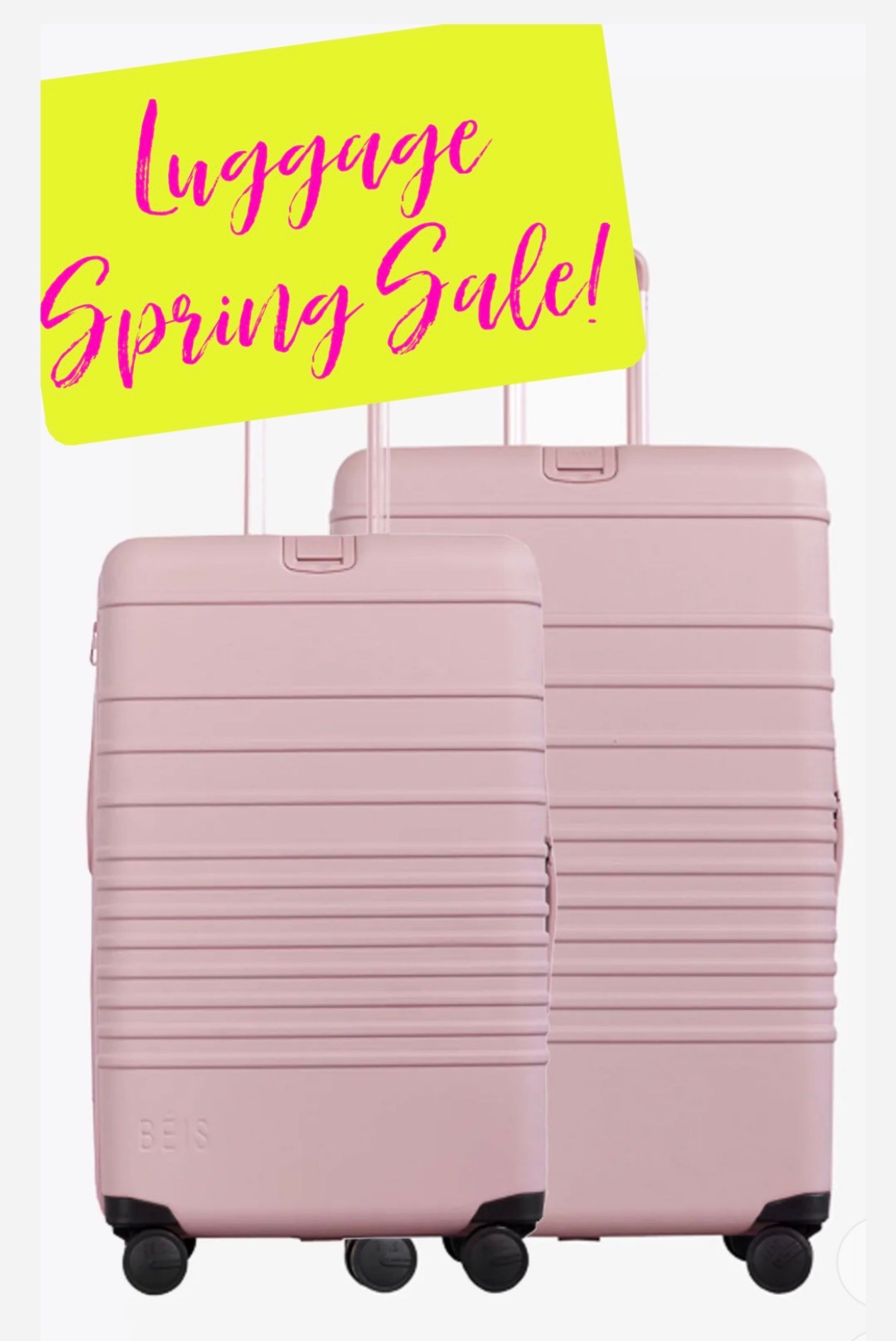 Spring travels are here and so are the spring lugagge sales!👏👏🌸🤗Upgrade your lugagge now before your next trip!😁You won’t regret it! Grab your fave color while supplies last!😘😉🌸❤️💕Loving all the spring colors!!😘😘



#ltkitbag #ltkluggagesale #luggage #springsale #springluggage #springbags #beis #nordstrom #sale #ltkseasonal #travelsale #travelbag #luggagebag #lugaggeset #neutralbags #cuteluggage

#LTKSaleAlert #LTKTravel #LTKActive