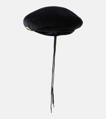 Cotton velvet beret | Mytheresa (US/CA)