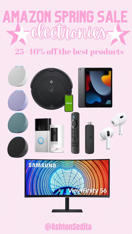 Amazon Spring Sale!! Deals on the best electronic products!!! 

#LTKsalealert #LTKhome #LTKSeasonal