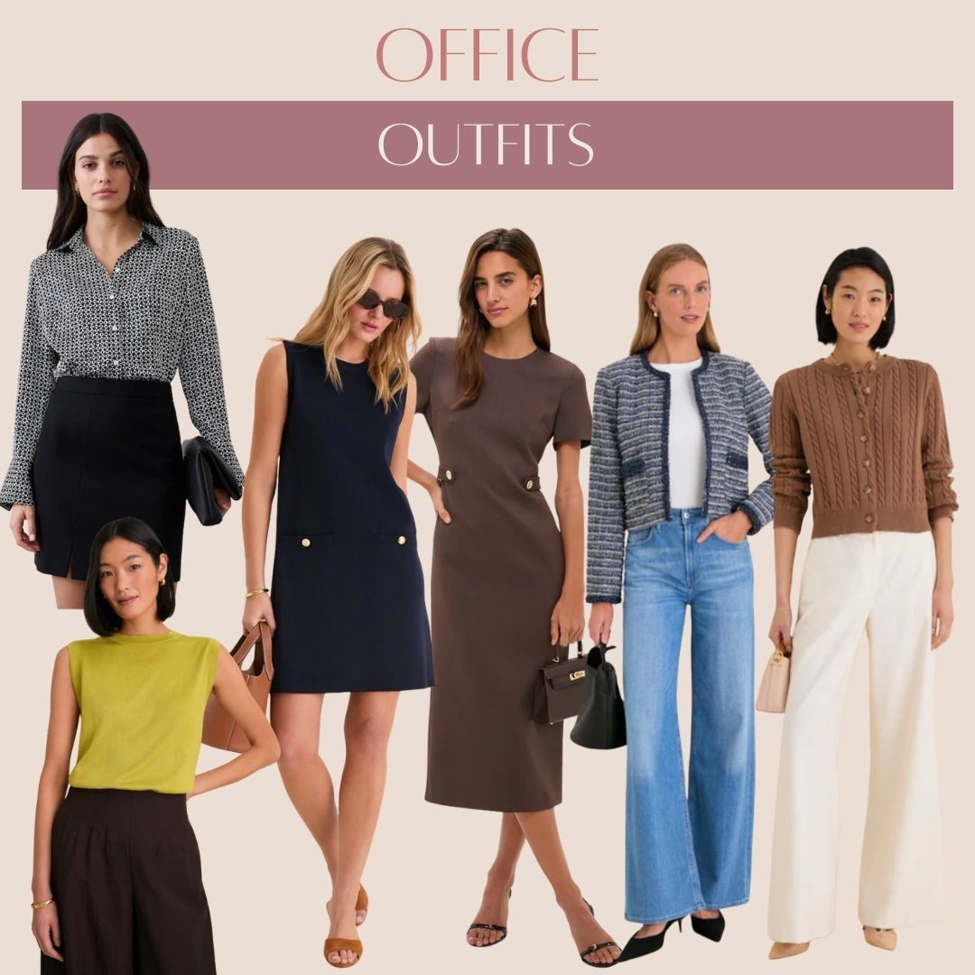 Office outfits! #officeoutfit #workwear #businesscasual #tuckernuck #dress #blouse #workoutfit 

#LTKWorkwear #LTKPetite #LTKootd