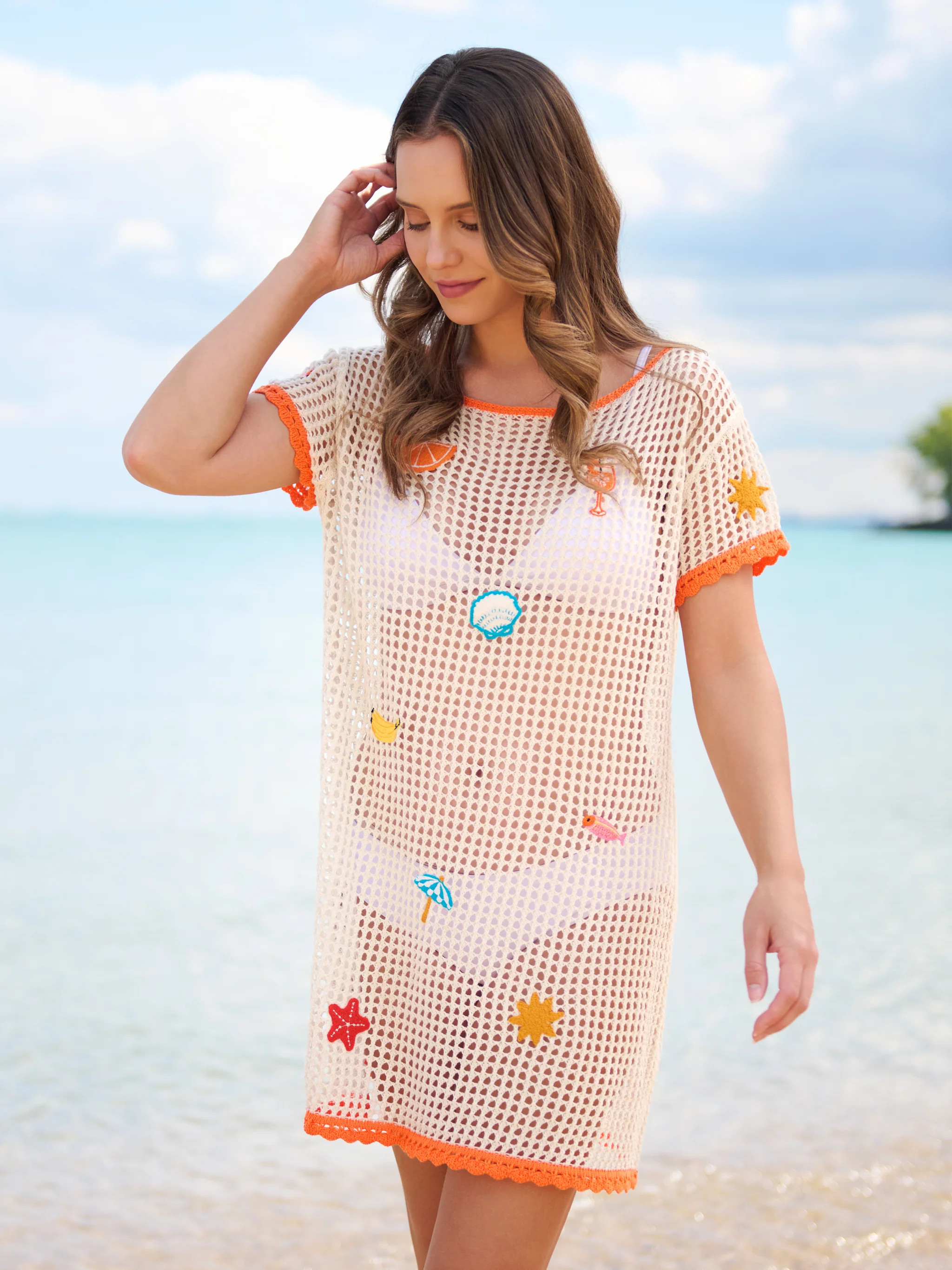 Shiraleah Lalita Cover-Up, Natural | Shiraleah