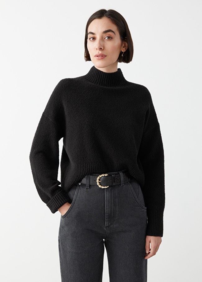 Cropped Mock Neck Sweater | & Other Stories (EU + UK)