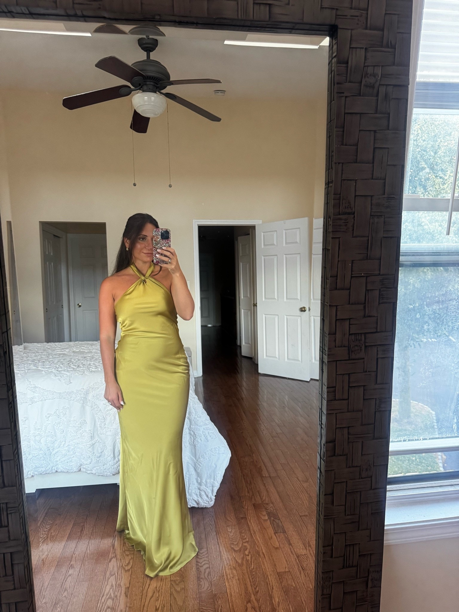 affordable wedding guest dress | bump friendly