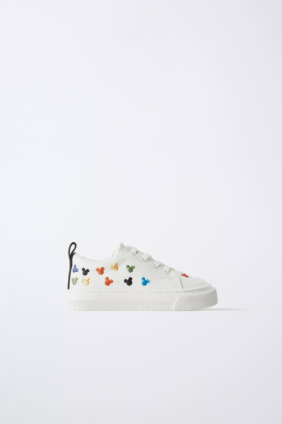 MICKEY MOUSE © DISNEY sneakers. Stretch laces. Back pull tab for easy on and off. Flexible insol... | Zara US