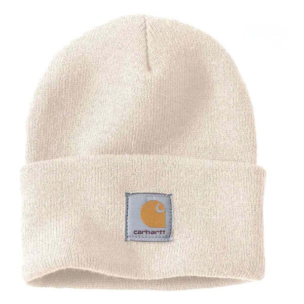 Carhartt Knit Cuffed Work Beanie One Size Winter White | Scheels