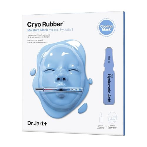 Dr.Jart+ Cryo Rubber Korean Face Mask with Moisturizing Hyaluronic Acid | Korean Skin Care | Travel Size, 1 Pack | Amazon (US)