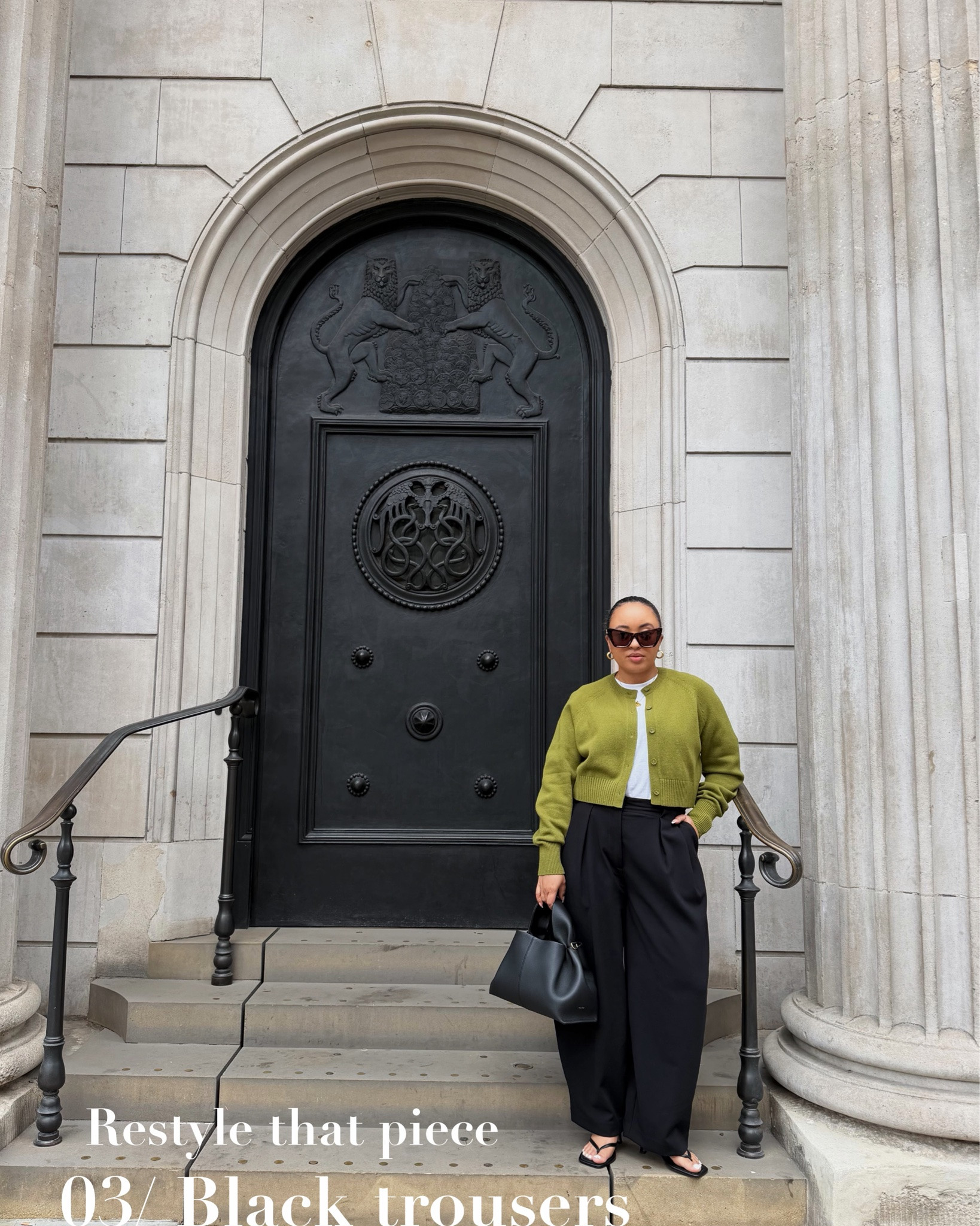 16 WAYS TO STYLE BLACK TROUSERS THIS SPRING 📌

RESTYLE THAT PIECE 04 / Black trousers 🖤

I genuinely wear black trousers at least once a week and I think they’re one of the hardest working pieces in my wardrobe all year round. They’re one of those staples that always make an outfit feel a little bit more polished, whether I’m dressing casually, heading into the office or putting together an evening look.

I think people sometimes associate darker colours with autumn/winter dressing, but black can look SO chic in spring when styled with lighter tones, softer fabrics and warmer accessories. Cream, white, tan, butter yellow and soft grey all work beautifully with black and instantly make it feel more spring appropriate.

A few styling things I always keep in mind:

1. A wider leg silhouette instantly feels more elevated and fashion forward
2. Pairing black trousers with lighter tones keeps the outfit feeling softer for spring
3. Gold jewellery and structured accessories make simple outfits feel more intentional
4. A black trouser can easily be dressed up with heels or made more casual with trainers and basics
5. Don’t be afraid of tonal dressing. Mixing different black textures always looks chic

Sharing 16 ways I’ve been styling mine lately because I truly can’t believe I ever overlooked them as a spring/summer staple ✨