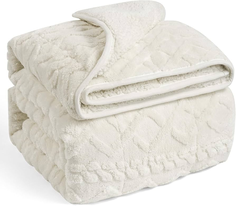 Weighted Blanket for Adults Twin Size 15 lbs 48" x 72" Cream White     Boost Sleep Quality, Relax... | Amazon (US)