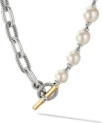 David Yurman Madison® Pearl Chain & 18K Gold Necklace | Nordstrom | Nordstrom