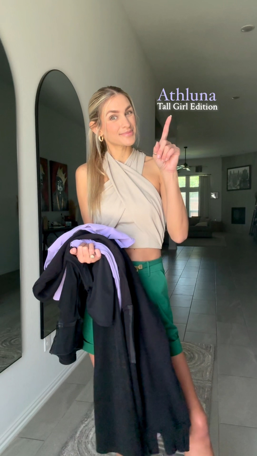 Tall girl fashion that actually fits 🙌
I’m 5’11 with a 34” inseam and these Athluna pieces have the length + comfort we need.

✨ Wearing:
• Black crossover flare jeans (Tall inseam: 34.5”)
• Lavender flared lounge pants (Tall inseam: 34.5”)
• Built-in bra tank + fleece-lined cropped hoodie

#LTKSaleAlert #LTKActive #LTKStyleTip