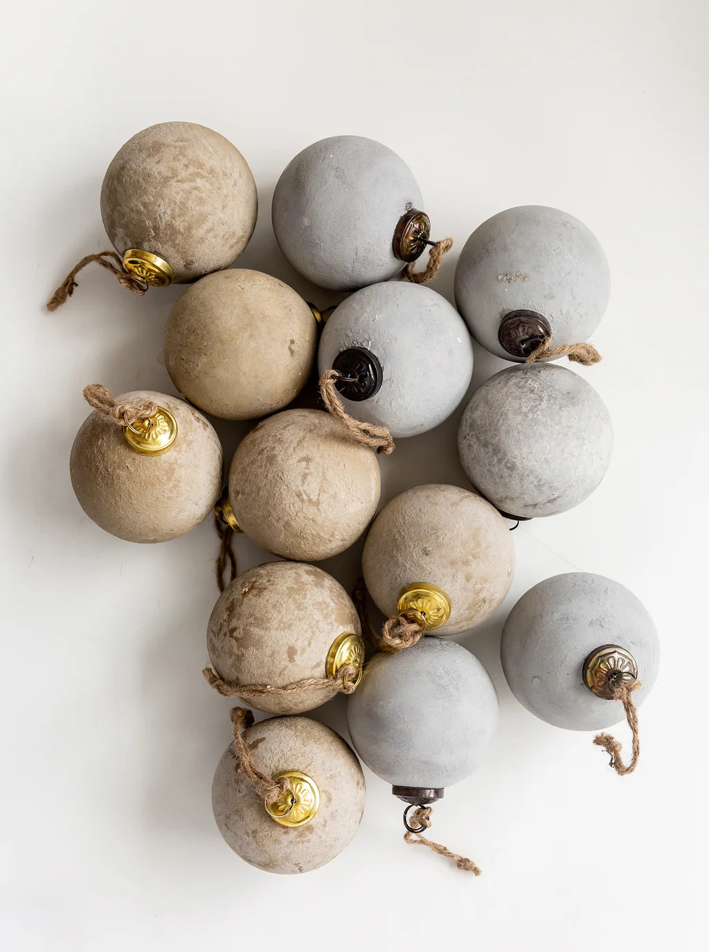 Distressed Frost Ornaments | House of Jade Home