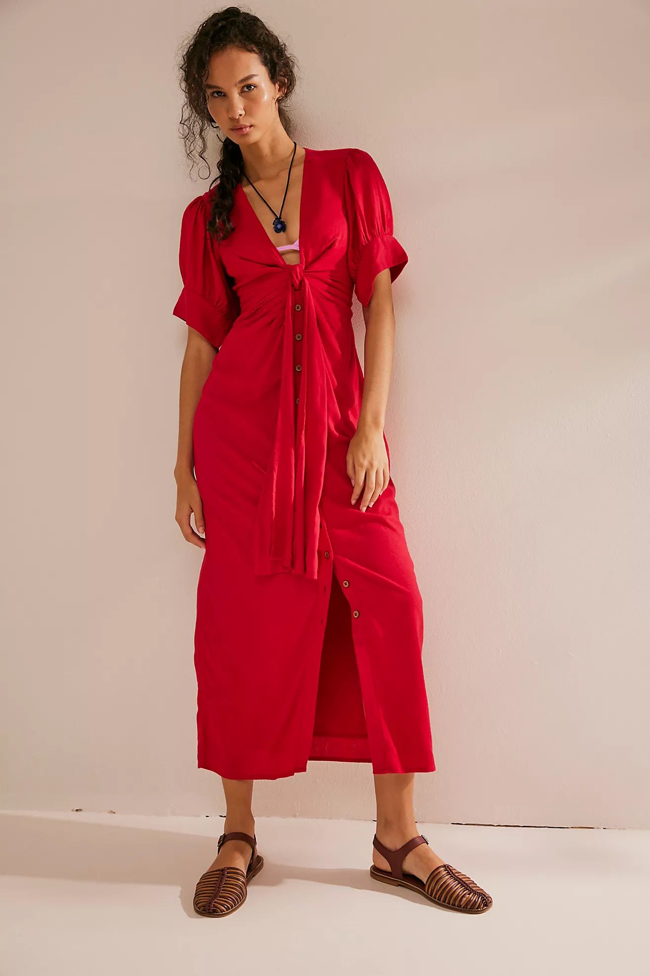 Vintage Summer Midi Dress | Free People (Global - UK&FR Excluded)