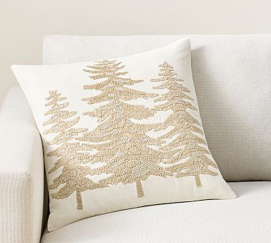 Bronwyn Tree Embroidered Pillow | Pottery Barn (US)